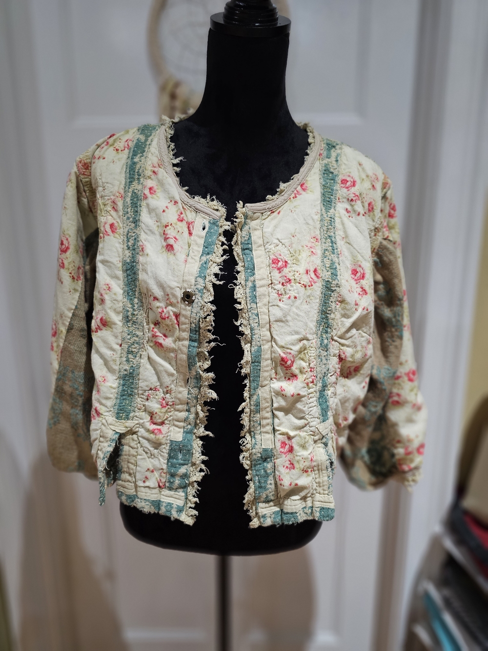 Magnolia Pearl "RAFA" Reversible Crop Jacket, NWT - Picture 4 of 11